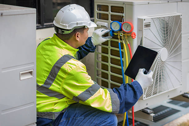 Professional Hvac technician working in Eight Mile, AL